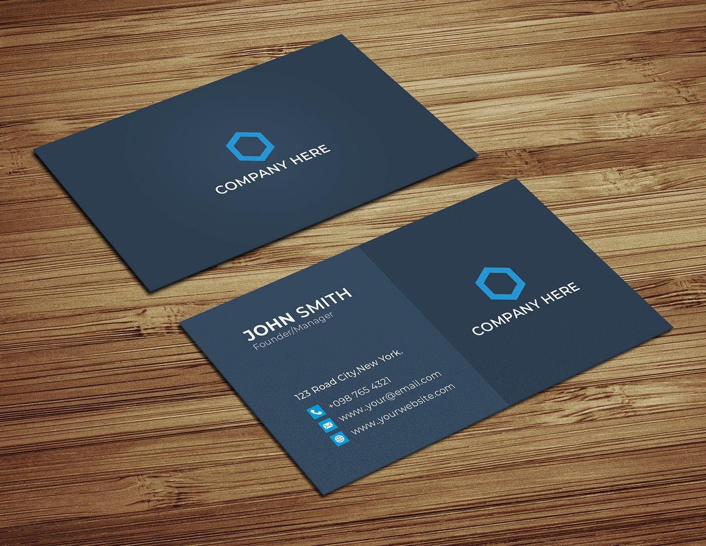 midd forest company business card